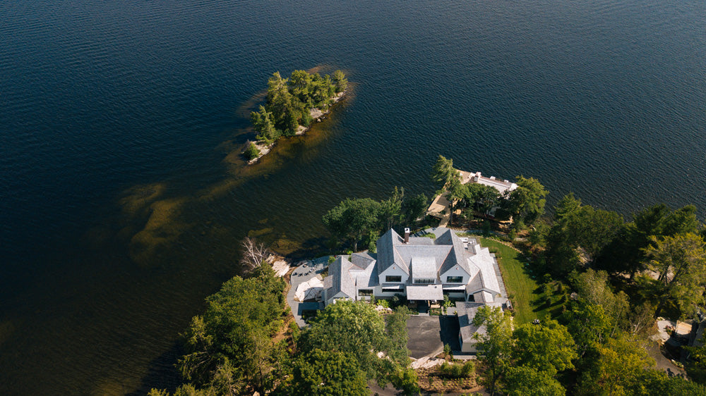 Muskoka Living - Projects, Morinus - Aerial view of project