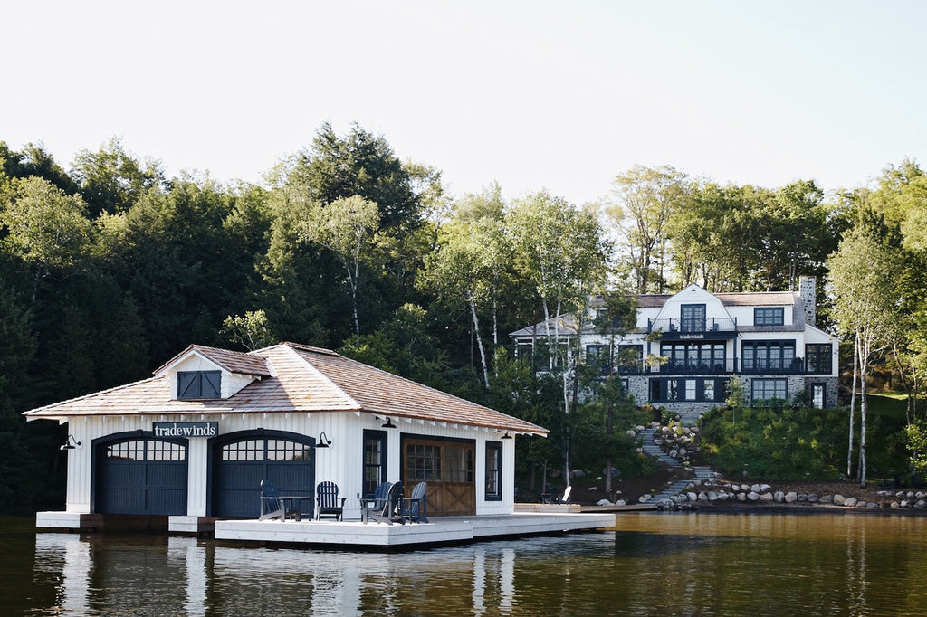 Muskoka Living Projects - Tradewinds Lakehouse and Boathouse designed and built by Muskoka Living