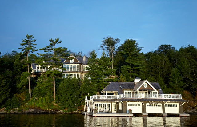 Muskoka Living Projects - Lakehouse and Boathouse designed and built by Muskoka Living