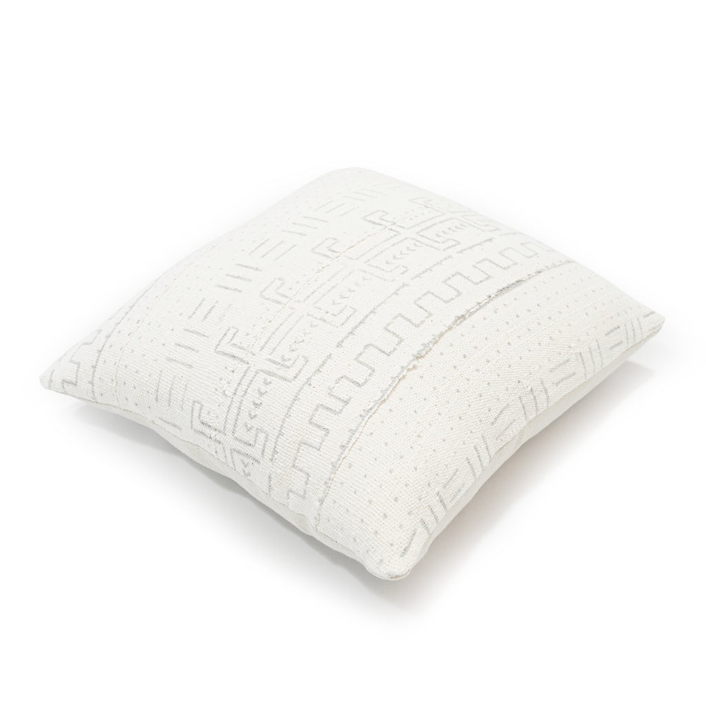 Pattern Mudcloth with Fresno Sand Back Pillow | Muskoka Living Collection