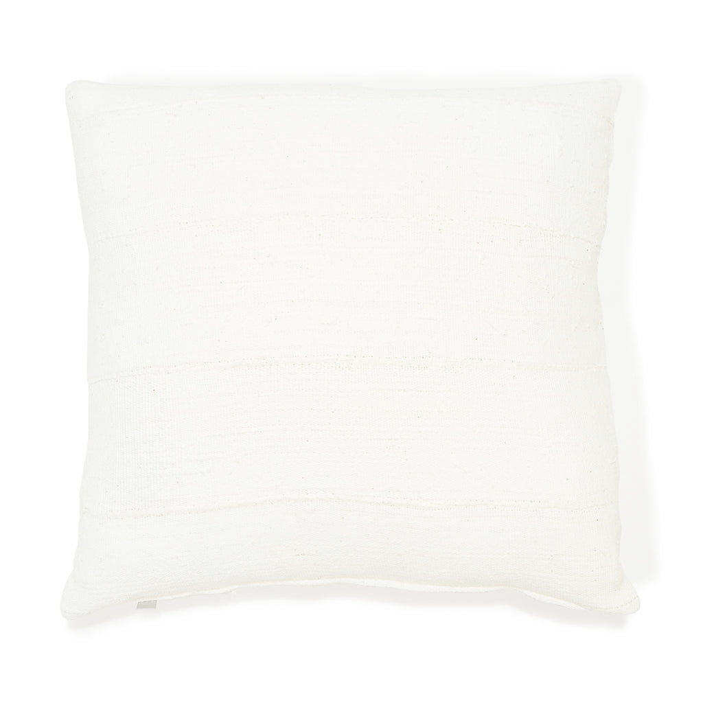 White Arrows Strip Mudcloth Pillow | Muskoka Living Collection