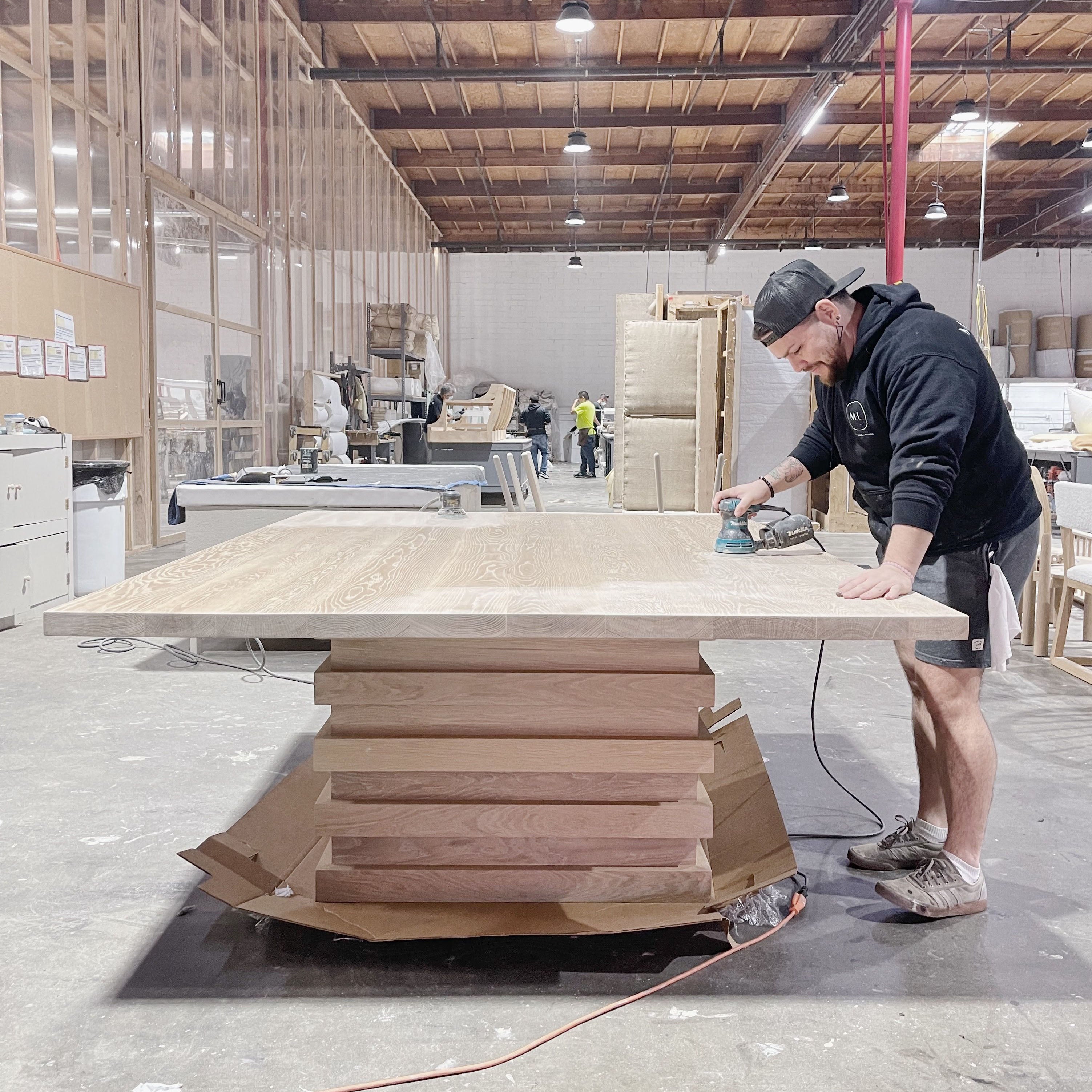 Alt dining table, Muskoka Living Collection - Made to order at our LA Workshop.