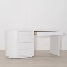 Austin Desk, shown in wire brushed white | Muskoka Living Collection