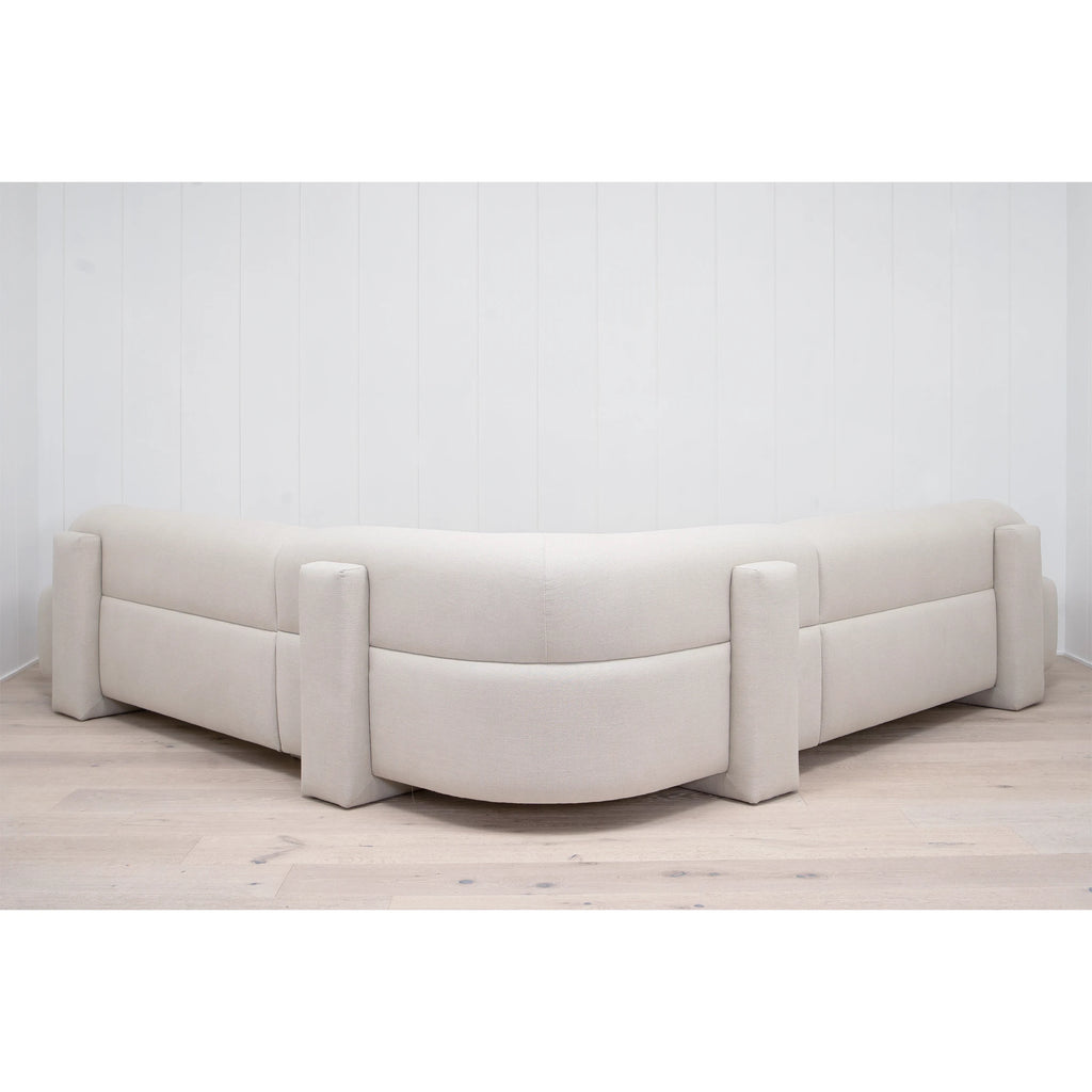Atwater sectional sofa, shown in Fresno Sand | Muskoka Living Collection