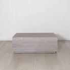 Bridge Square Coffee Table, Muskoka Living Collection - Oak finished in Fumed / Smoke