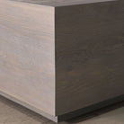 Bridge Square Coffee Table, Muskoka Living Collection - Oak finished in Fumed / Smoke