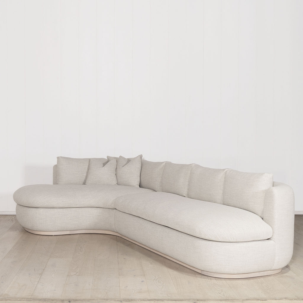 Muskoka Living Collection - Cove sectional- made to order at our LA workshop - Belgian Fog