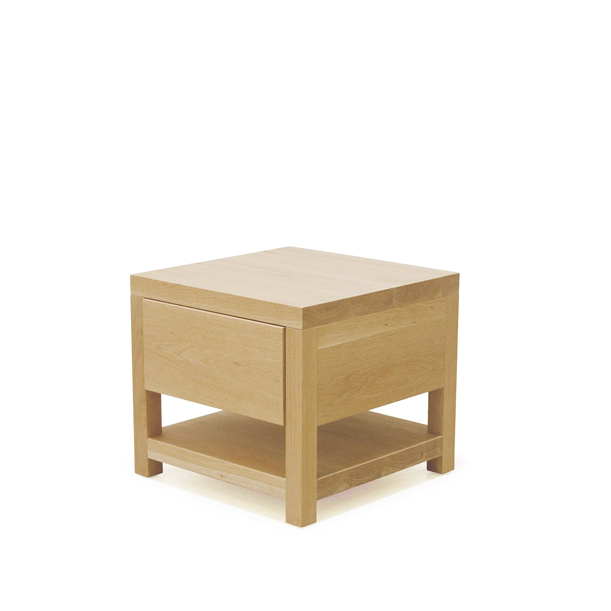 Crate Nightstand shown in Small, Natural finish | Muskoka Living Collection