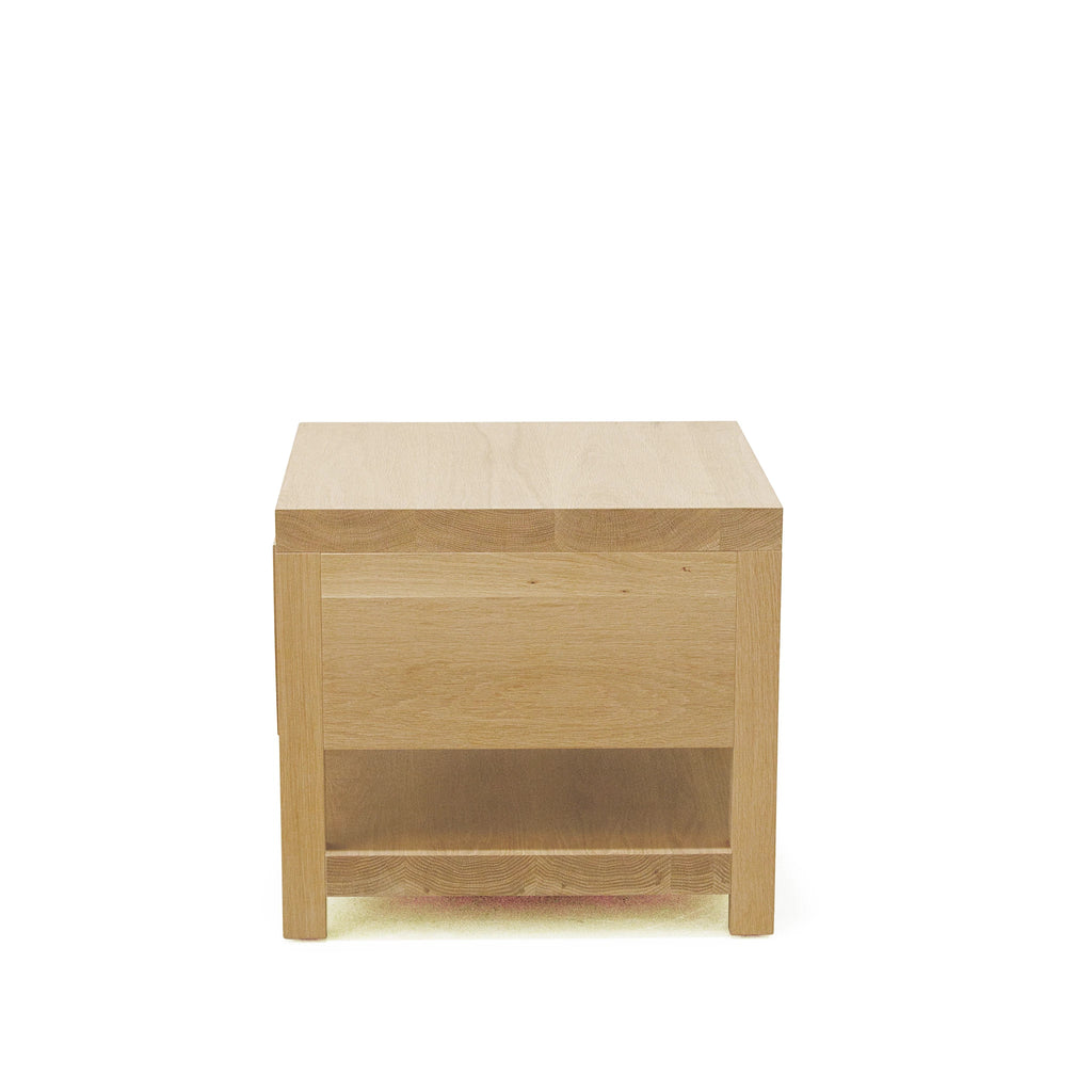Crate Nightstand shown in Small, Natural finish | Muskoka Living Collection