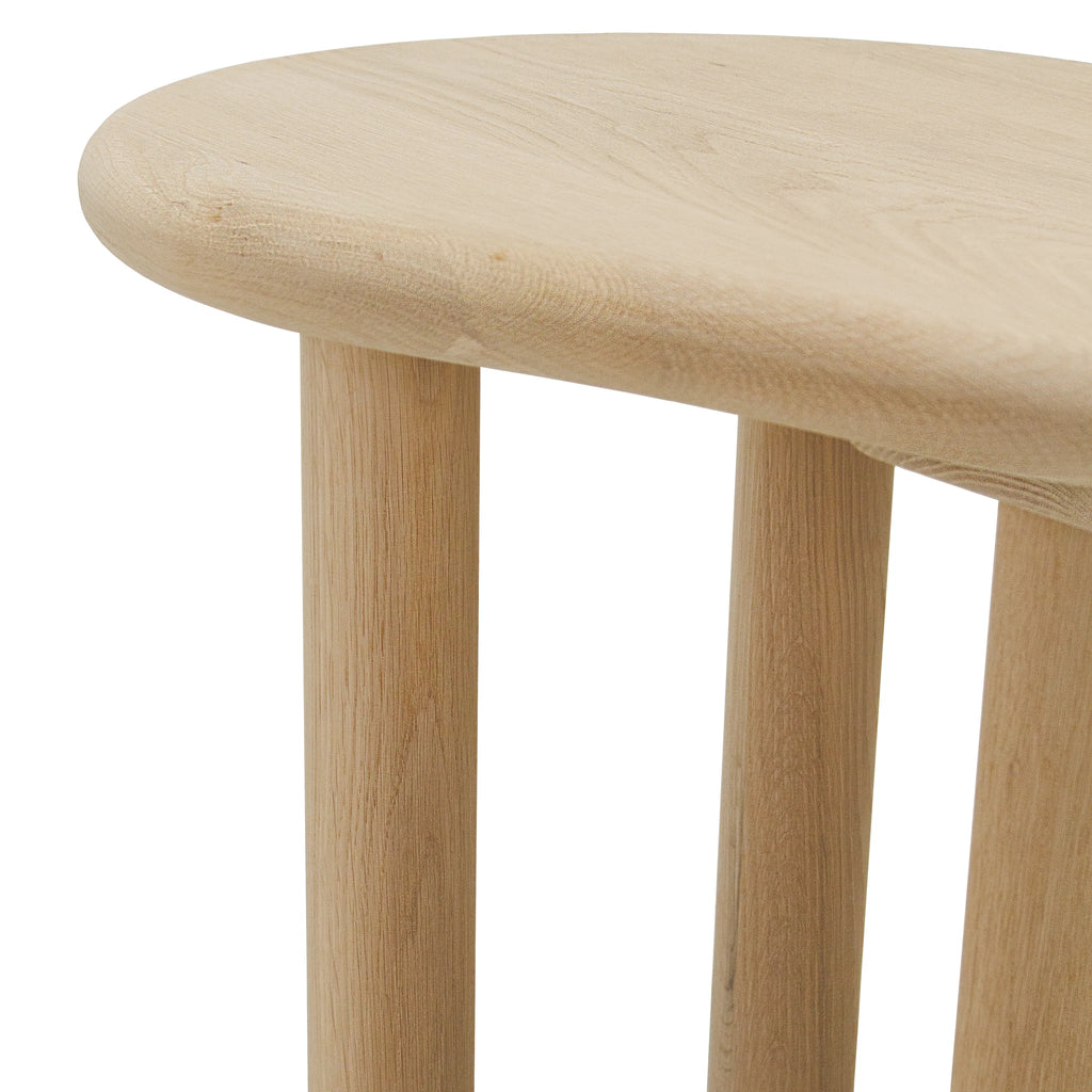 Darby side table, shown in Natural finish | Muskoka Living Collection