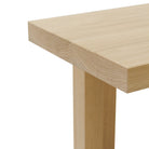 Intersect side table, shown in small with Natural finish | Muskoka Living Collection