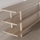 Jones Flat Shelves console, shown in Natural finish | Muskoka Living Collection