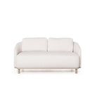 Easton Loveseat, Muskoka Living Collection - Shown in Mambo Sugar, Mint white natural oak.