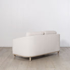 Easton Loveseat, Muskoka Living Collection - Shown in Mambo Sugar, Mint white natural oak.