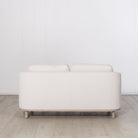 Easton Loveseat, Muskoka Living Collection - Shown in Mambo Sugar, Mint white natural oak.