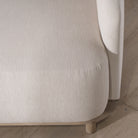 Easton Loveseat, Muskoka Living Collection - Shown in Mambo Sugar, Mint white natural oak.