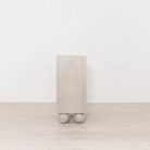 Melo Console, Muskoka Living Collection - Shown in Nordic White / Smoke finish with Gaspar painted cane.