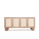 Melo Media Console, Muskoka Living Collection - Shown in Natural finish with natural Cane.