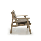 Moore Chair, Muskoka Living Collection - Shown in Retro chocolate and Sintra Taupe cushion