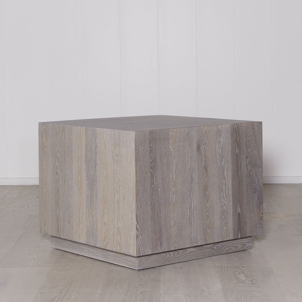 Picket Large Side Table, Muskoka Living Collection - Shown in Oak, finished in Fumed Smoke