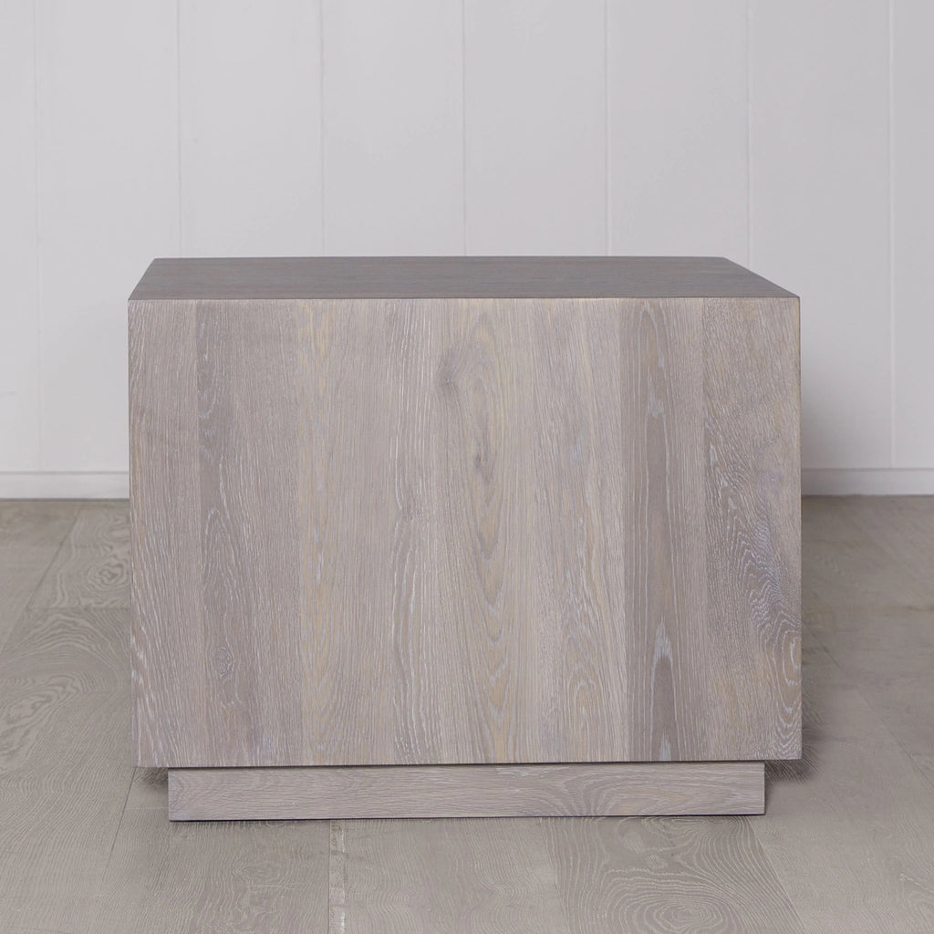 Picket Large Side Table, Muskoka Living Collection - Shown in Oak, finished in Fumed Smoke