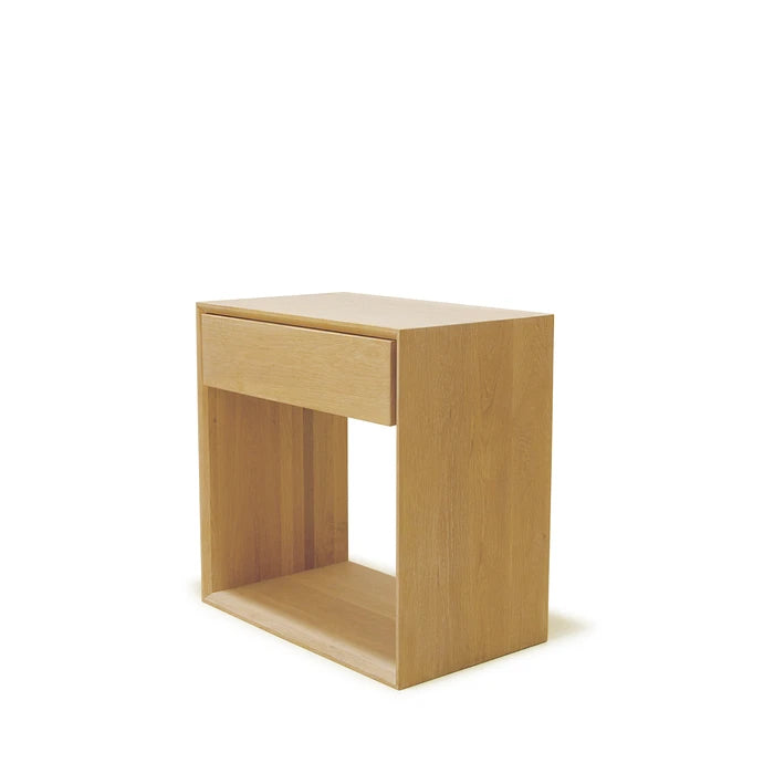 Nest Nightstand, Muskoka Living Collection - Shown in Large, Natural Finish