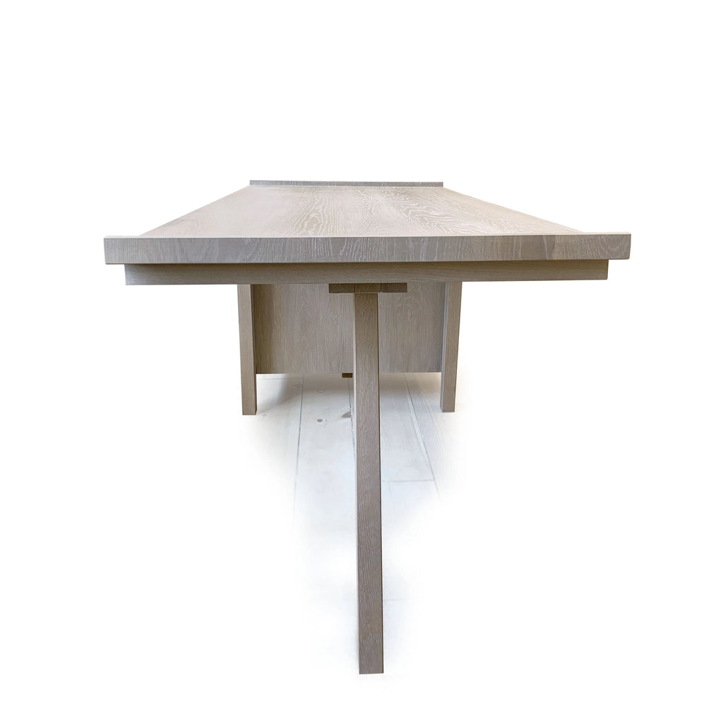 Tilt Desk, Shown in Antique Beige / Super White | Muskoka Living Collection