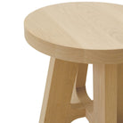 Tri side table shown in Small with Natural finish | Muskoka Living Collection