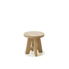 Tri side table shown in Small with Natural finish | Muskoka Living Collection