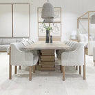 Alt dining table, shown in natural finish | Muskoka Living Collection