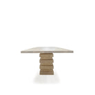 Alt dining table, shown in natural finish | Muskoka Living Collection