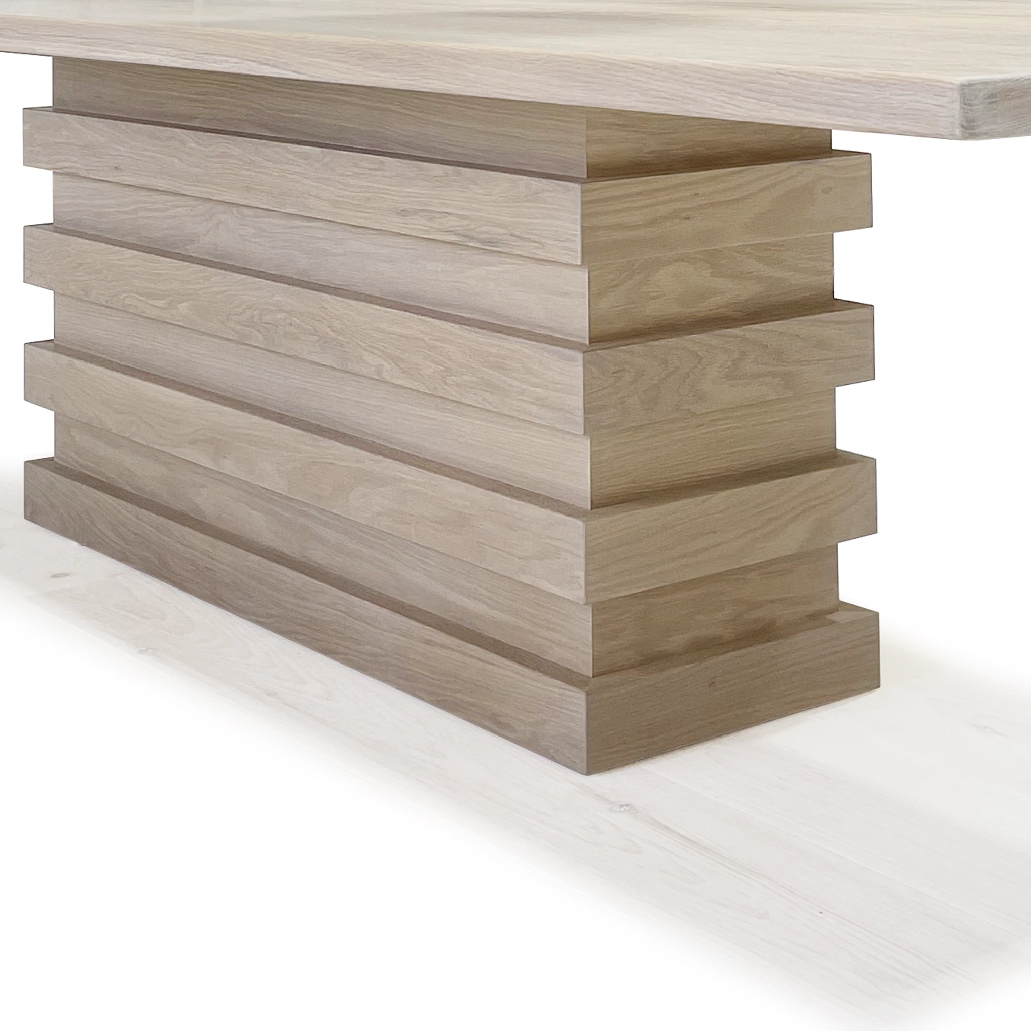 Alt dining table, shown in natural finish | Muskoka Living Collection