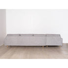 Avilia Sectional, Shown in right chaise slipcovered Retro Grey. Oak finished in Natural. | Muskoka Living Collection