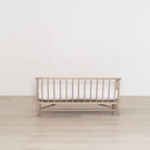 Bolsa Bench Shown in Frame White, oak finished in Mint White / Natural | Muskoka Living Collection