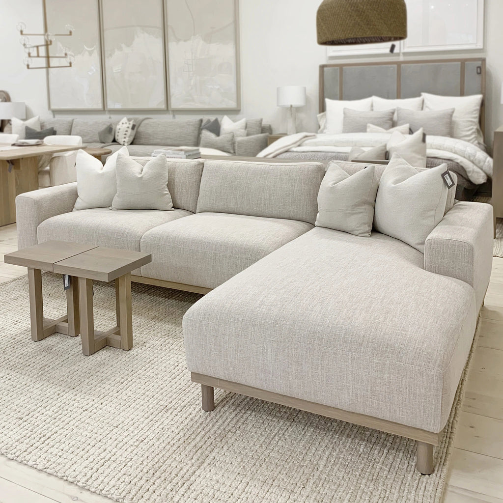 Brea Sectional, Muskoka Living Collection - Shown right facing in Belgian Rose