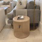 Campbell side table, shown in natural | Muskoka Living Collection