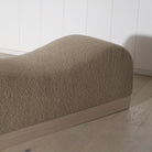 Muskoka Living Collection - made to order at our LA Workshop - Shown in Sheepskin Toast and alpaca White smoke finish