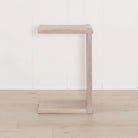 Concept Side Table, shown in Nordic White / Smoke | Muskoka Living Collection