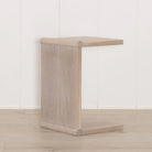 Concept Side Table, shown in Nordic White / Smoke | Muskoka Living Collection