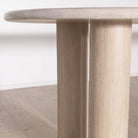 Darby Curved Dining Table shown in Mint White / Smoke | Muskoka Living Collection