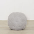 Dax Pouf, Small in Retro Light Grey | Muskoka Living Collection