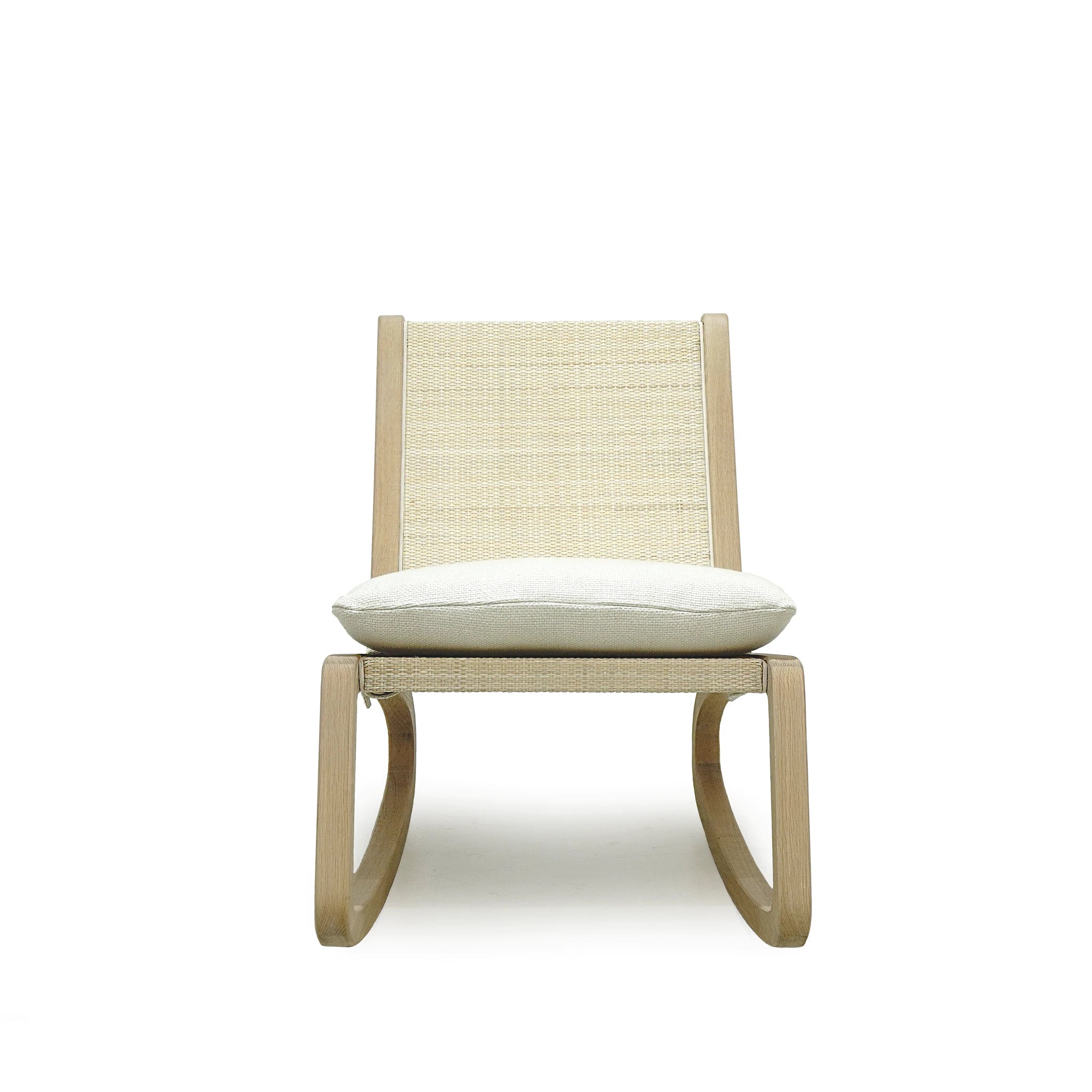 Draper Chair - Shown in Natural Cane, cushion in Monte Natural | Muskoka Living Collection - Chairs