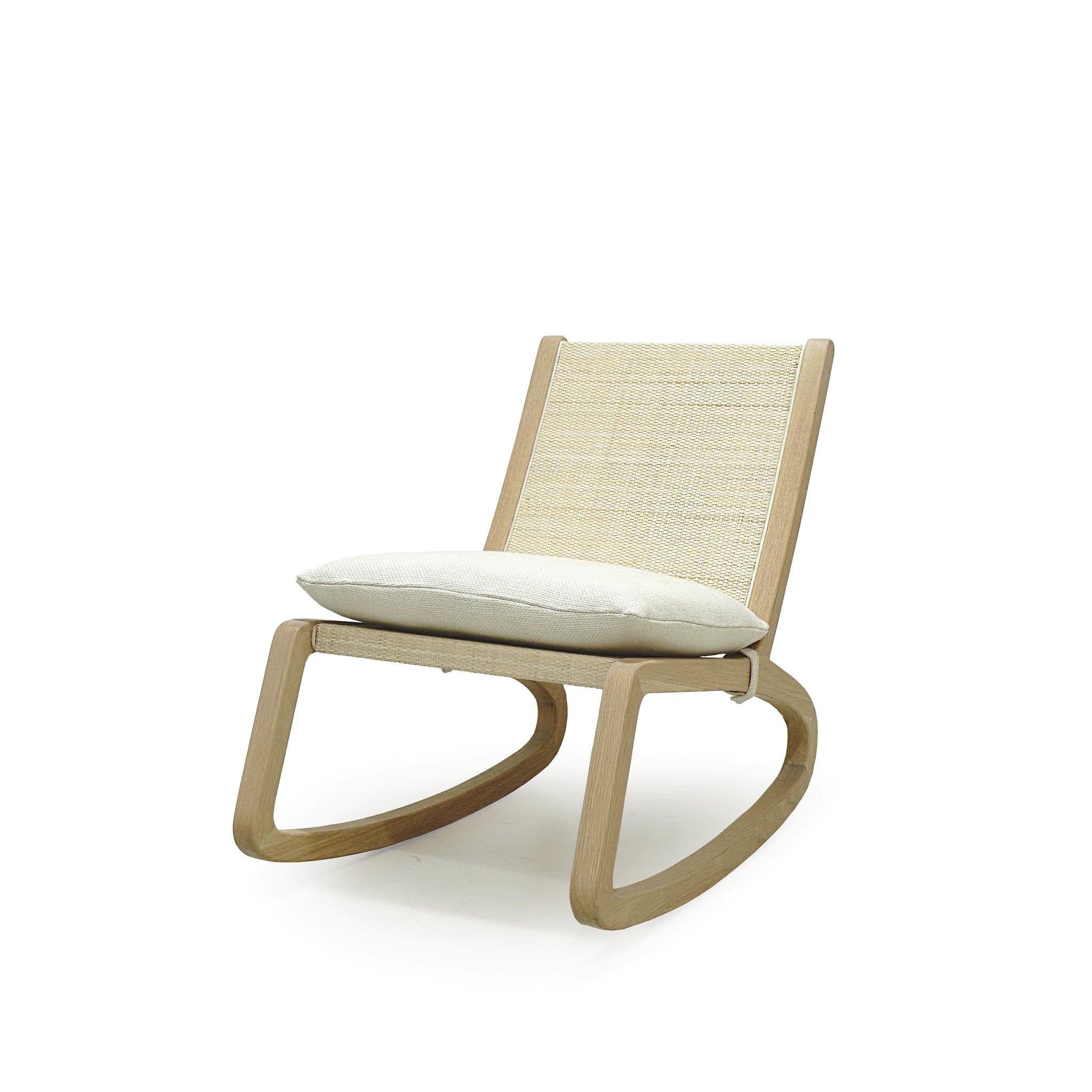 Draper Chair - Shown in Natural Cane, cushion in Monte Natural | Muskoka Living Collection - Chairs