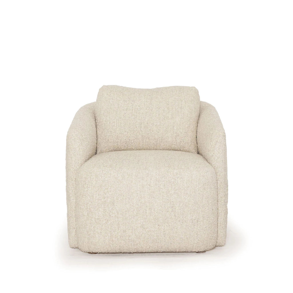 Easton chair. Shown in Berber Natural, Round Legs | Muskoka Living Collection
