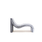 Flow Chaise - Shown in custom velvet | Muskoka Living Collection