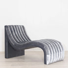 Flow Chaise - Shown in custom velvet | Muskoka Living Collection