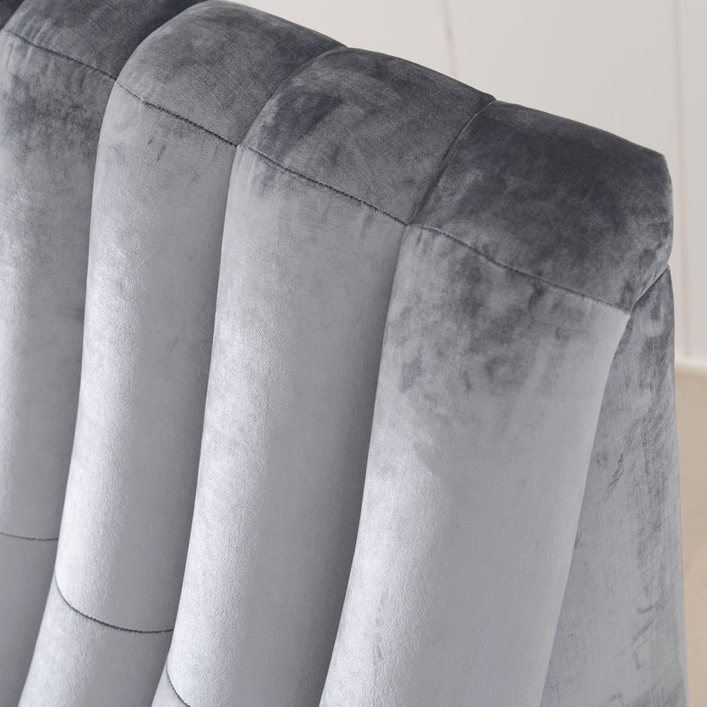 Flow Chaise - Shown in custom velvet | Muskoka Living Collection