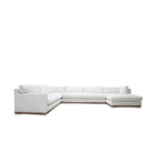 Gunner U Sectional, Muskoka Living Collection - Shown upholstered in Nomad Snow