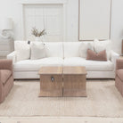 Gunner L Sofa, Muskoka Living Collection - Shown in slipcovered 