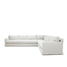 Gunner Sectional, Muskoka Living Collection - Shown in slipcovered Beale Silver